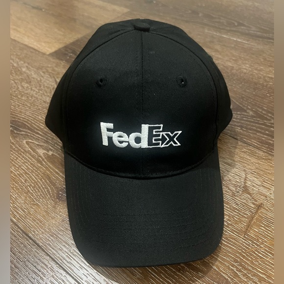 NWT FedEx hat Black uniform Cap OS - Picture 1 of 8